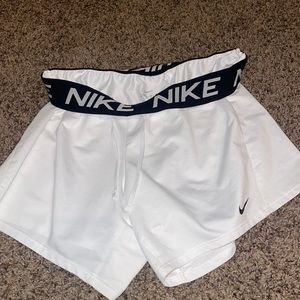 Nike Pro White Shorts